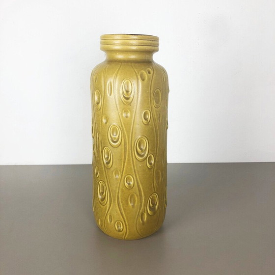 Image 1 of Große vintage Töpferei Fett Lava Vase Scheurich WGP 1970s