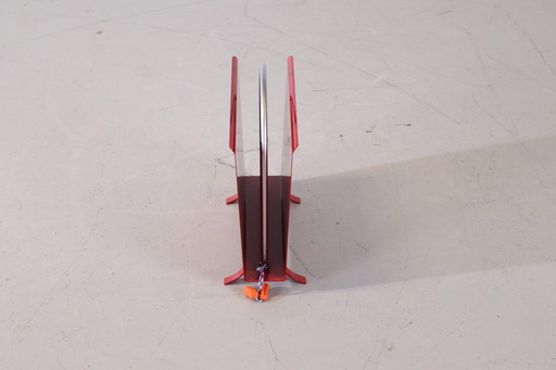 Gebr van der Stroom Niederländisches Originalmodell Gispen 1022 Zeitschriftenständer