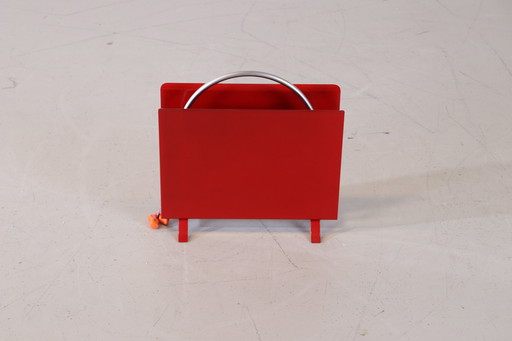 Gebr van der Stroom Niederländisches Originalmodell Gispen 1022 Zeitschriftenständer