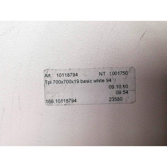 Image 1 of Weißer Vintage-Couchtisch von Jasper Morrison für Vitra