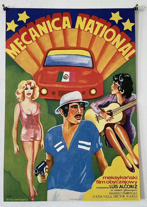 Image 1 of Polnisches Plakat „Mecánica nacional“ von Ihnatowicz