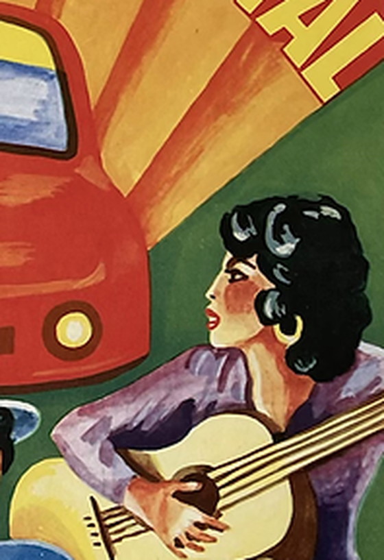 Image 1 of Polnisches Plakat „Mecánica nacional“ von Ihnatowicz