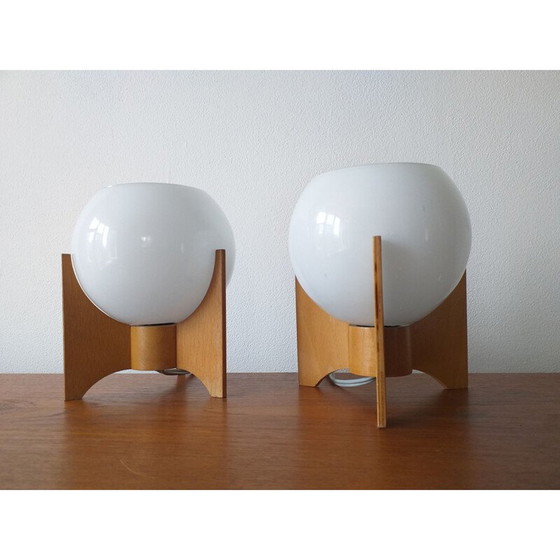 Image 1 of Paar Vintage Rockets Tischlampen 1970er Jahre