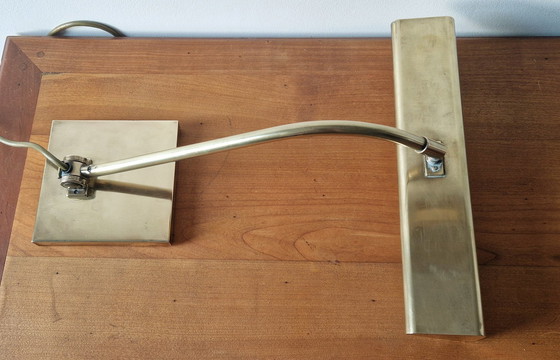 Image 1 of Lampe Bankierstil 1970 Messing