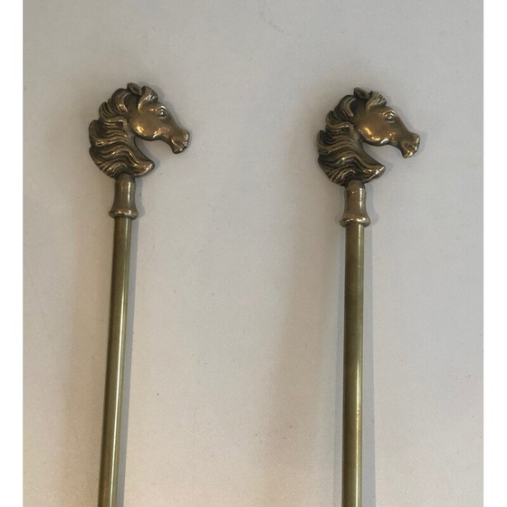 Image 1 of Messingfeuerzeug Modell Tête de Cheval, Frankreich 1950