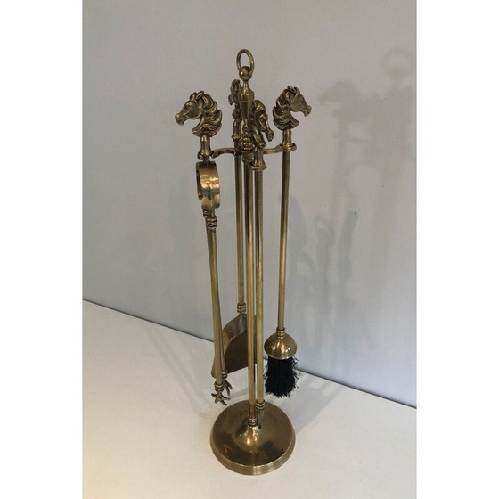 Image 1 of Messingfeuerzeug Modell Tête de Cheval, Frankreich 1950