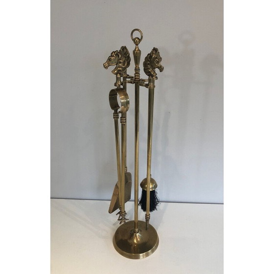 Image 1 of Messingfeuerzeug Modell Tête de Cheval, Frankreich 1950