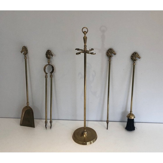 Image 1 of Messingfeuerzeug Modell Tête de Cheval, Frankreich 1950