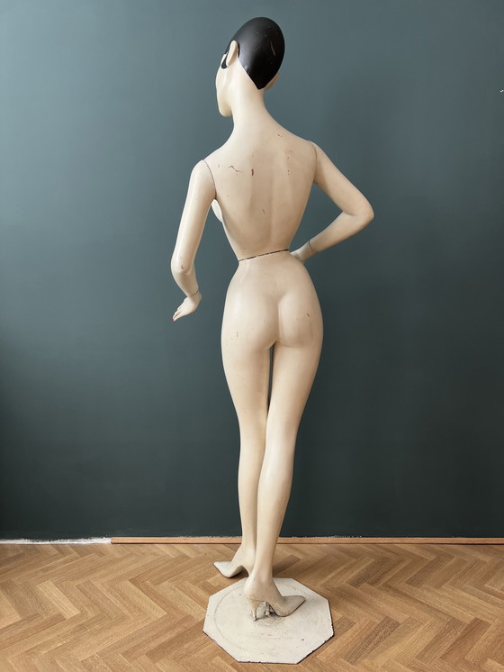 Image 1 of Wunderschöne Schaufensterpuppe aus den 1950er Jahren, vermutlich Paris