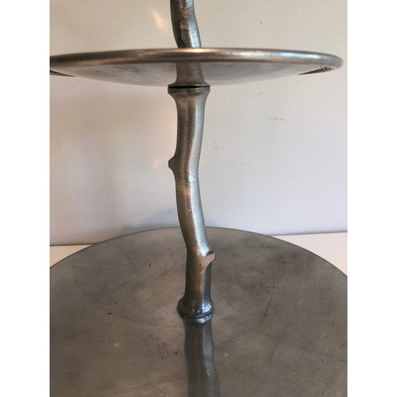 Image 1 of Satz von 3 alten Aluminium-Servierern, 1970