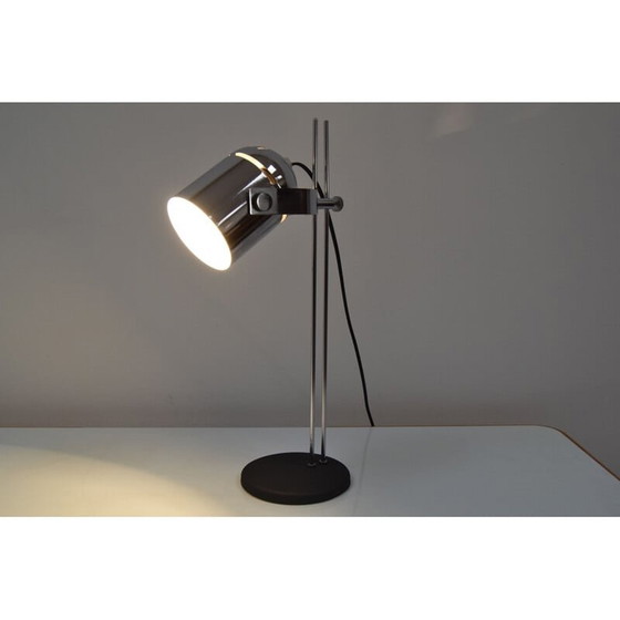 Image 1 of Verstellbare Tischlampe aus Chrom und Metall von Stanislav Indra, Tschechoslowakei 1970