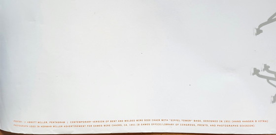 Image 1 of Poster Eames-Ausstellung New York 1999