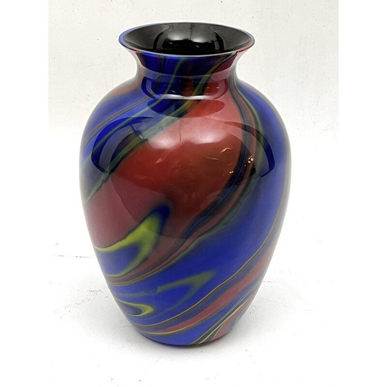 Image 1 of Alte Vase aus Muranoglas von Ottavio Missoni, Italien 1980er Jahre