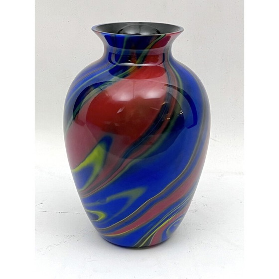 Image 1 of Alte Vase aus Muranoglas von Ottavio Missoni, Italien 1980er Jahre