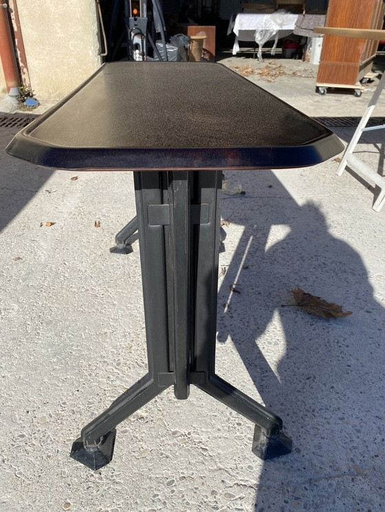 Image 1 of Vintage Arco Schreibtisch aus Metall und Holz von Bbpr für Olivetti Synthesis, 1960