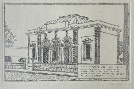 Image 1 of Signierte und nummerierte Gravur von "Ex Ambulatorio Rossi"