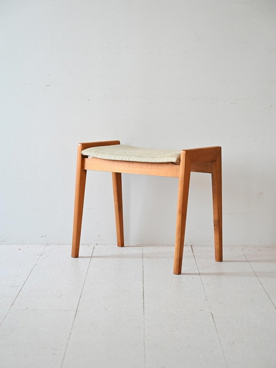 Image 1 of Vintage Fußhocker