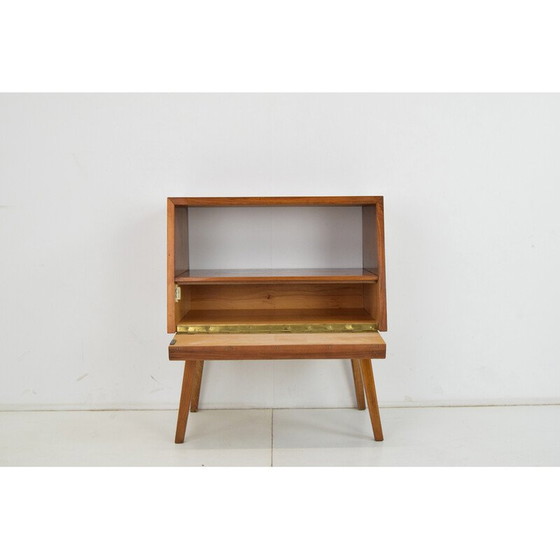 Image 1 of Vintage Beistelltisch aus Holz, Tschechoslowakei 1950er Jahre