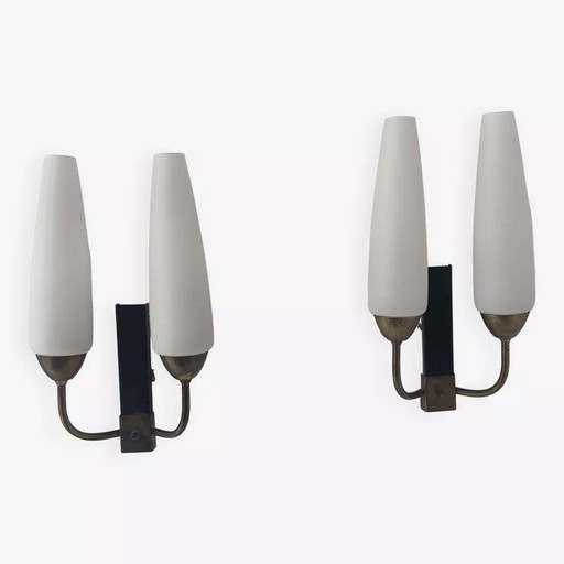 2X Doppelte Vintage-Wandleuchte