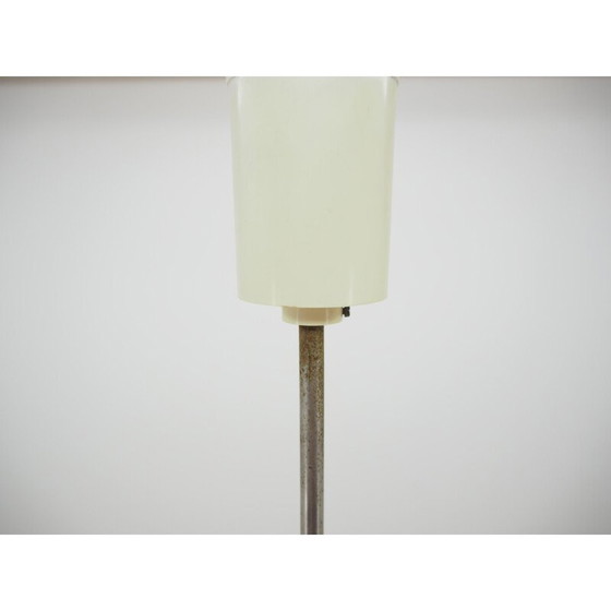 Image 1 of Vintage-Kronleuchter aus Glas und weißem Bakelit, Tschechoslowakei 1960