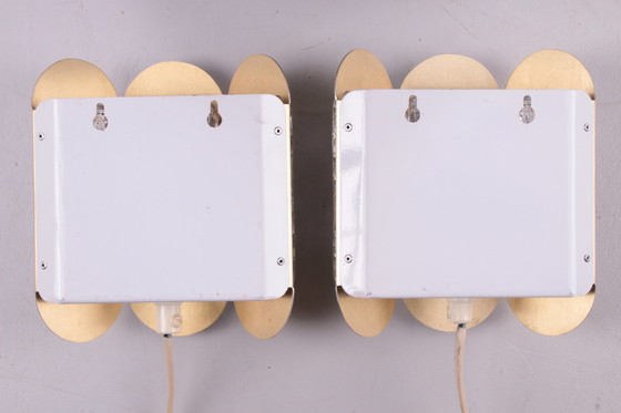 Image 1 of Vitrika Wandleuchten aus Aluminium mit Glas, 1960er Jahre