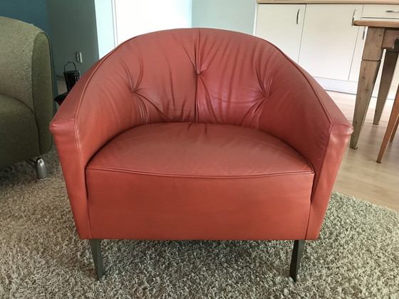 Image 1 of Designer Ledersessel