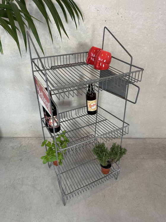 Image 1 of Vintage Industrial Rack - Drahtstruktur