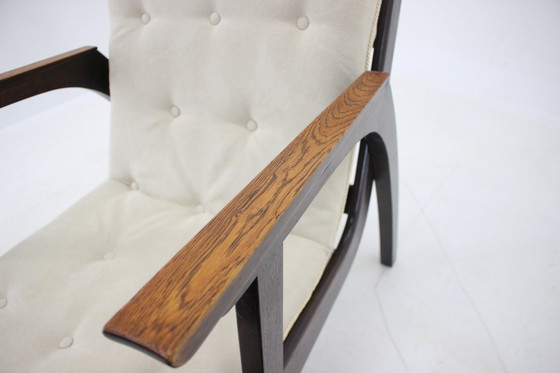 Image 1 of 1960S Design Eichenholzsessel, Tschechoslowakei