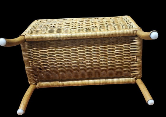 Image 1 of 2008 Vintage Bamboo Ibiza Style Zeitschriftenständer Leseständer