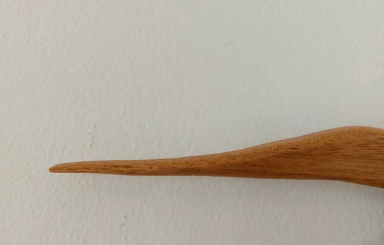 Image 1 of Vintage Teak Holz Wand Vogel