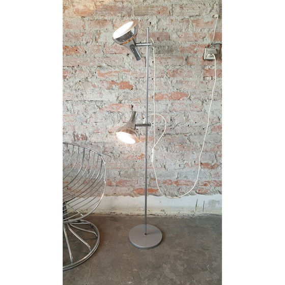 Image 1 of Silberne Vintage-Stehlampe, 1960er Jahre