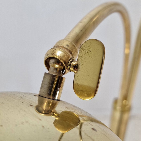 Image 1 of Vintage Space Age Messing Stehlampe, Deutschland 1970