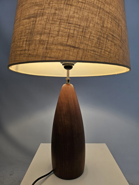 Image 1 of Teakholz Tischlampe Dänisches Design