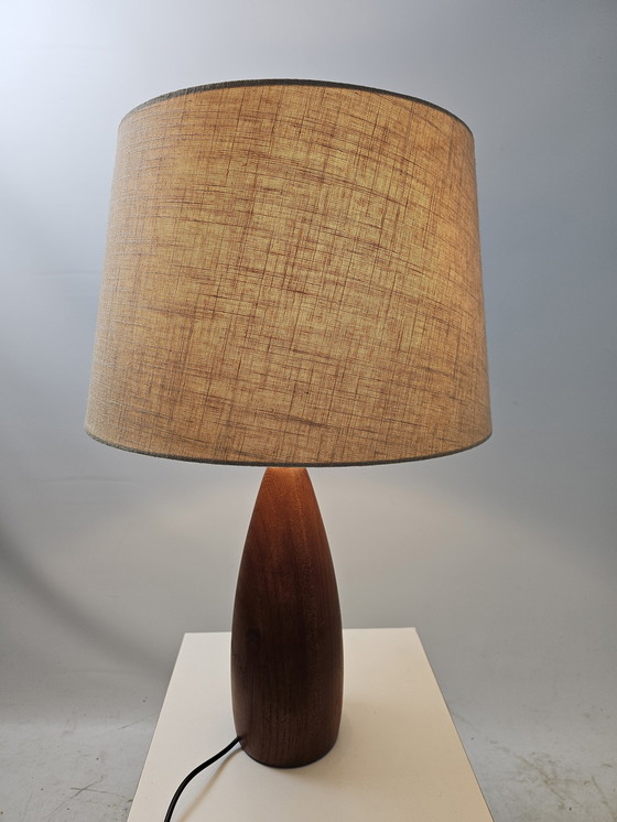 Image 1 of Teakholz Tischlampe Dänisches Design