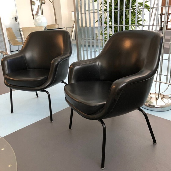 Image 1 of Paar alte Olli Mannermaa-Sessel von Cassina, Italien, 1960er Jahre