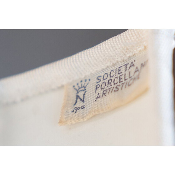 Image 1 of Tischlampe aus Porzellan und Eisen, 1980