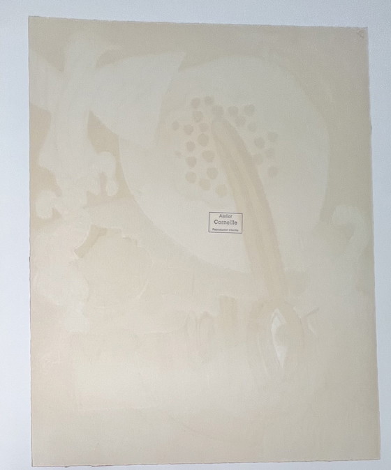 Image 1 of Signed; Guillaume Corneille Lithographie Frauen in einem Garten E/A 1977