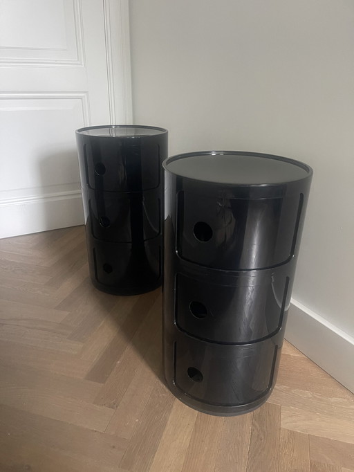 2x Kartell Componibili Schränke