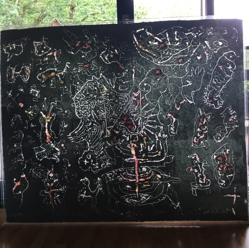 Barbara Beisinghoff - Wasserzeichenbild aus handgeschöpfem Papier im Acrylrahmen