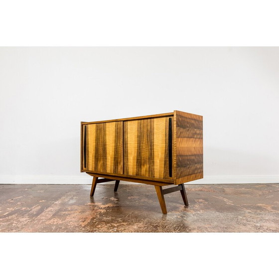 Image 1 of Sideboard aus Nussbaumholz für Słupskie Fabryki Mebli, Polen 1960