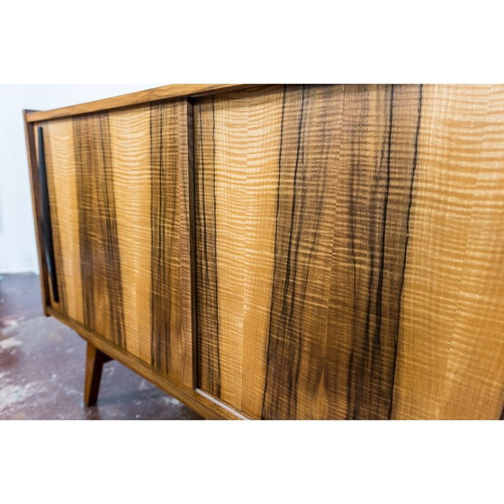 Image 1 of Sideboard aus Nussbaumholz für Słupskie Fabryki Mebli, Polen 1960