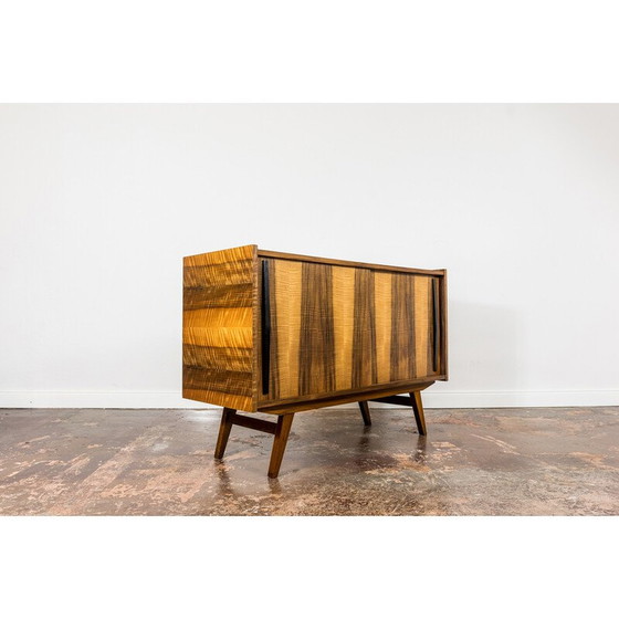 Image 1 of Sideboard aus Nussbaumholz für Słupskie Fabryki Mebli, Polen 1960