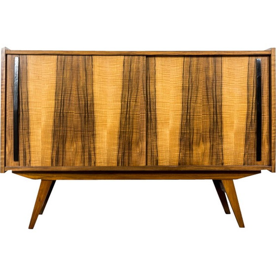 Image 1 of Sideboard aus Nussbaumholz für Słupskie Fabryki Mebli, Polen 1960