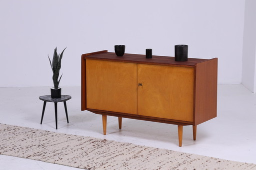 Klassische Vintage Kommode 60er | Mid Century Schrank Vintage Flur Aufbewahrung