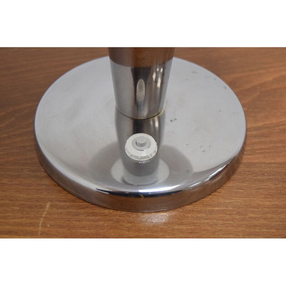 Image 1 of Vintage Art Deco Lampe aus Glas und Metall, Tschechoslowakei 1930