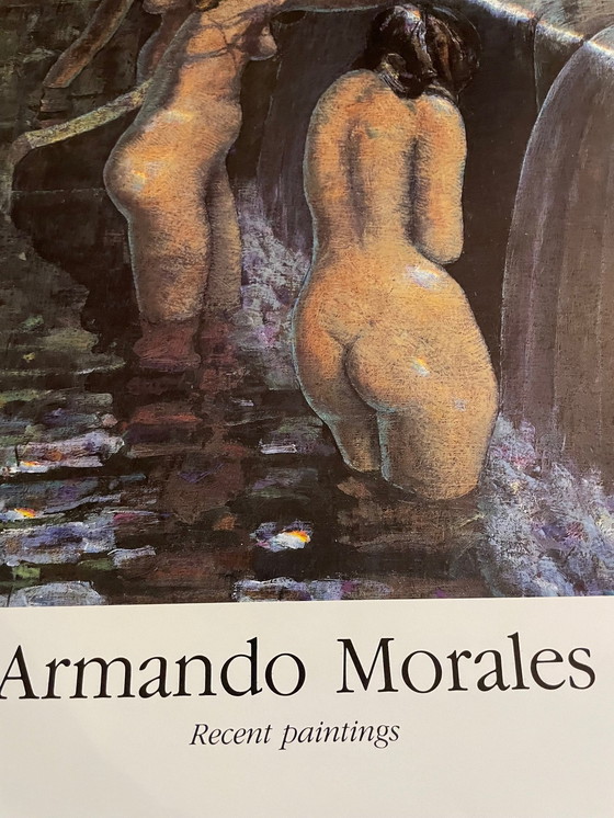 Image 1 of Armando Morales (1927-2011), "Art Asia '94" Neue Gemälde, Ausstellungsplakat, gedruckt in Italien