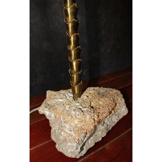 Image 1 of Vintage Brutalist Palme Lampe 1970er