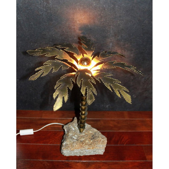 Image 1 of Vintage Brutalist Palme Lampe 1970er