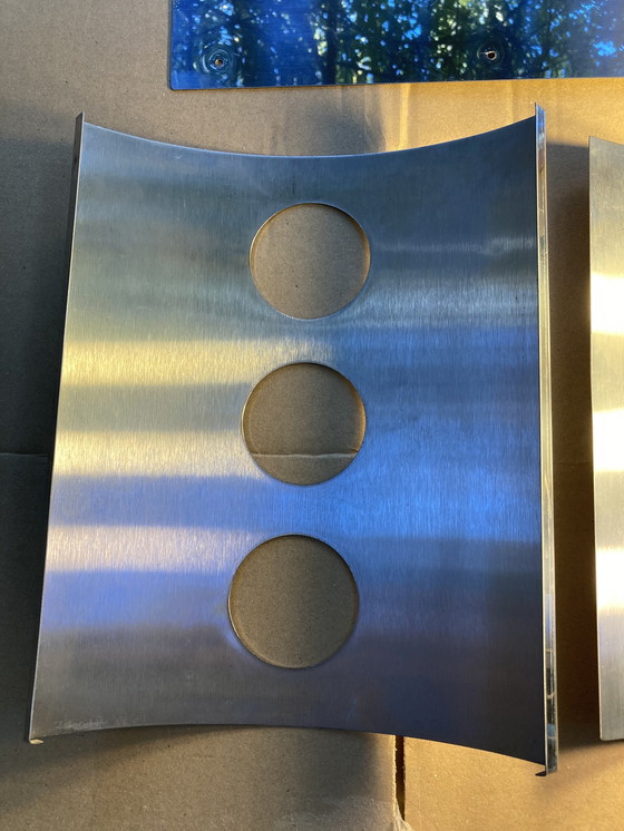 Image 1 of Paar Wandleuchten Goffredo Reggiani Space Age 70'S