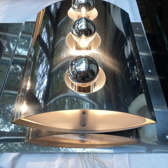 Image 1 of Paar Wandleuchten Goffredo Reggiani Space Age 70'S